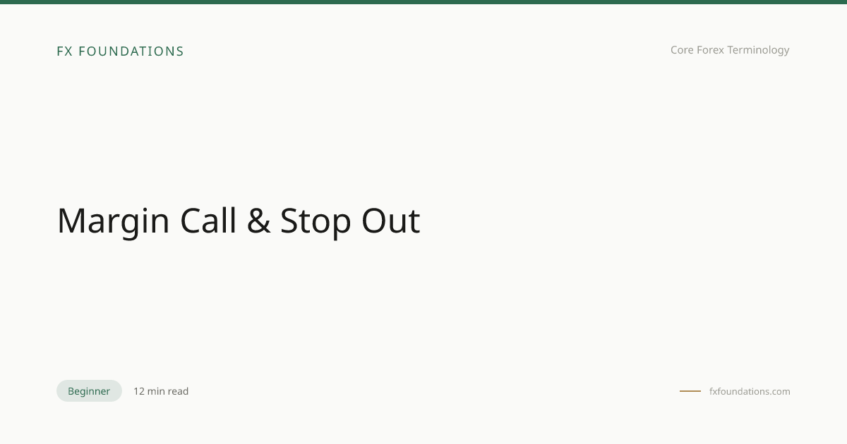 Margin Call & Stop Out | Free Beginner Forex Lesson | FX Foundations