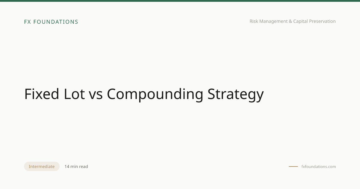 Fixed Lot vs Compounding Strategy | Free Beginner Forex Lesson | FX ...