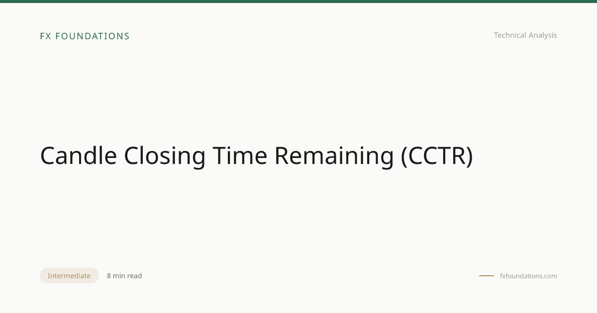 Candle Closing Time Remaining (CCTR) | Free Intermediate Forex Lesson ...